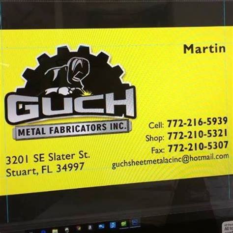 Guch Metal Fabricators & AC Stuart FL, 34997 – Manta.com